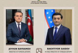 FMs of Azerbaijan, Uzbekistan hold phone talk