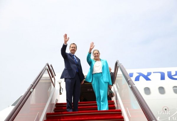 Israeli President Isaac Herzog concludes his visit to Azerbaijan