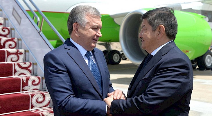 Şavkat Mirziyoyev Qırğızıstana rəsmi səfər edib