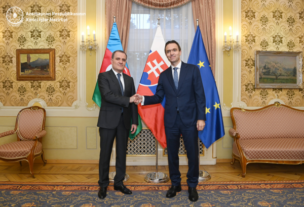 Azerbaijani FM discusses regional security with Slovak Prime Minister