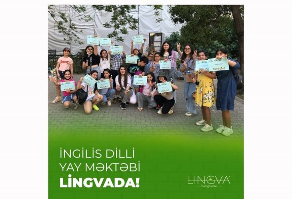 Lingva Tədris Mərkəzi uşaqlar üçün İngilis dilli yay məktəbi təşkil edir
