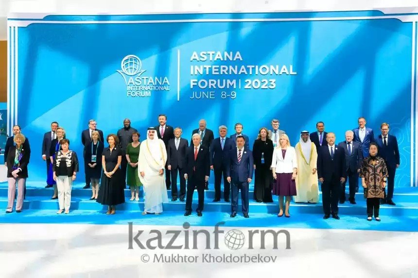 Kazakh President arrives at Astana International Forum