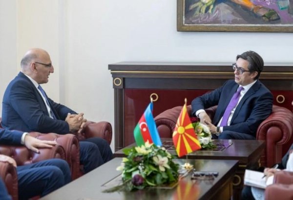 Assistant to First VP of Azerbaijan, N.Macedonia’s president discuss peace process in S.Caucasus
