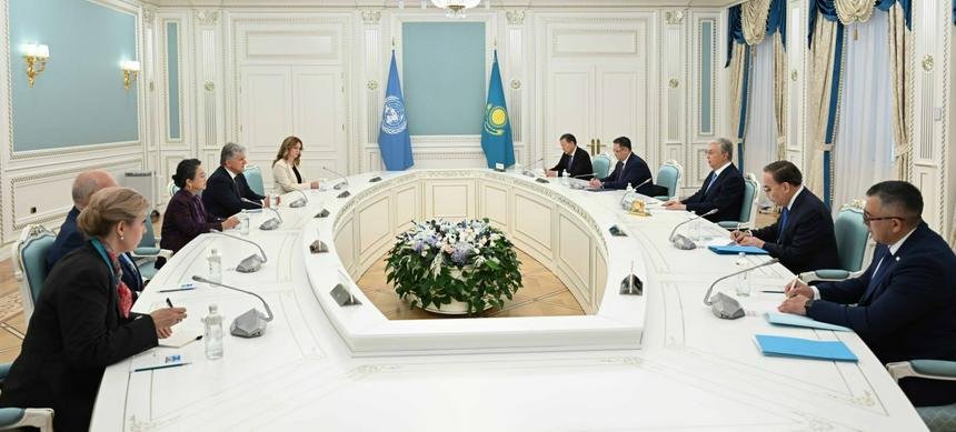 Kazakh President receives UN delegation