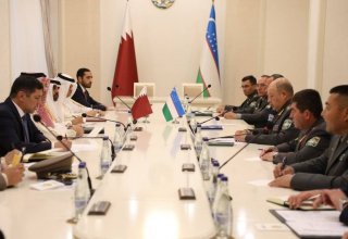 Uzbekistan’s Defense Minister receives the military delegation from Qatar