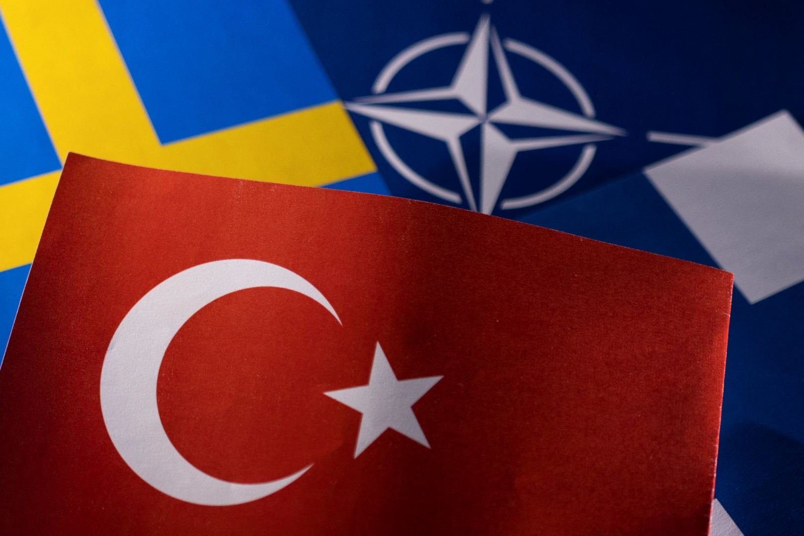 President Erdoğan, NATO chief, Swedish PM hold meeting in Vilnius