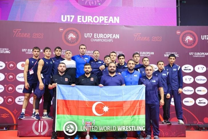 Azerbaijan Greco-Roman wrestling team takes second place at European Championship