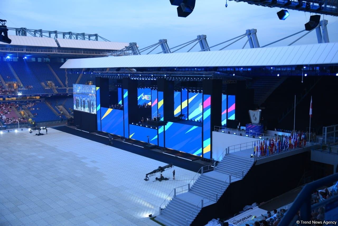 Церемония открытия Европейских игр проходит в Польше