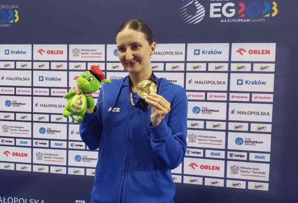 Азербайджанская каратистка завоевала золотую медаль на III Европейских играх