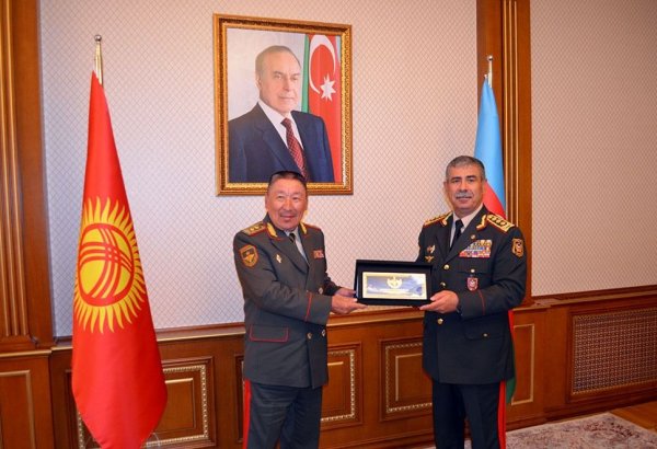 Azerbaijan, Kyrgyzstan discuss issues of military cooperation