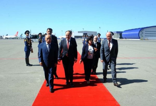 President of Albania arrives in Azerbaijan
