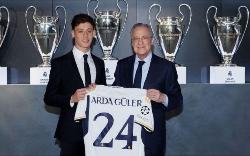 "Real Madrid" klubu Arda Gülerlə müqavilə imzalayıb
