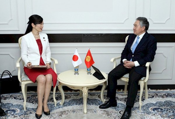 Глава МИД КР принял парламентского вице-министра иностранных дел Японии