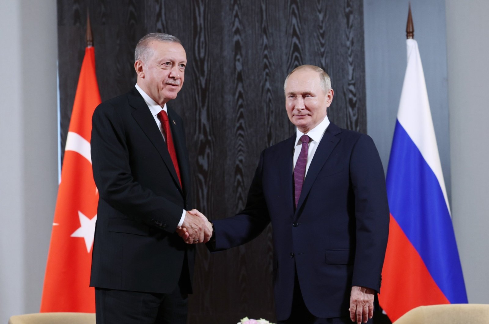 Meeting between Presidents Erdogan and Putin kicks off