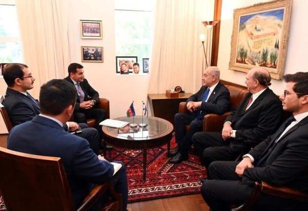 Assistant to Azerbaijani President meets Israeli PM