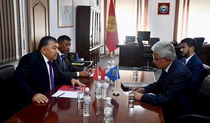 Secretary of Security Council of Kyrgyzstan meets with CSTO Secretary General