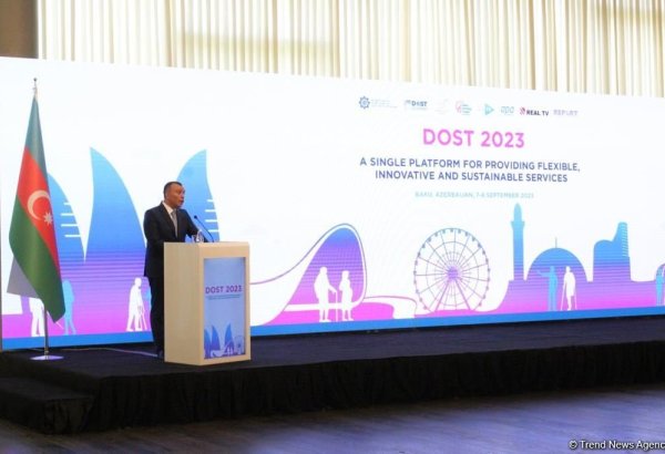 Bakıda “DOST 2023: çevik, innovativ və davamlı xidmətlərin göstərilməsi üçün vahid platforma” adlı beynəlxalq konfrans keçirilir