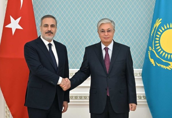 Kazakistan Cumhurbaşkanı Tokayev, Dışişleri Bakanı Fidan’ı kabul etti