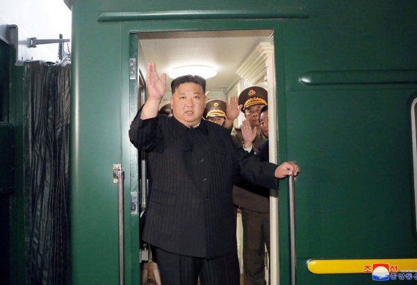 N. Korea's Kim arrives in Russia amid arms deal warning from US