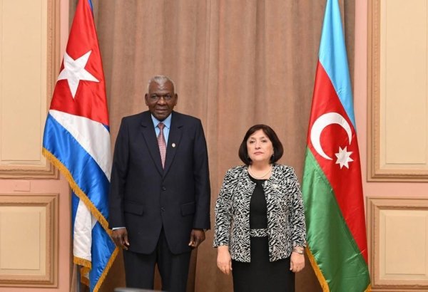 Azerbaijani Parliament speaker meets chairman of National Assembly of People's Power of Cuba