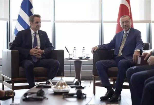 Erdoğan, Mitsotakis hold talks in US as relations thaw