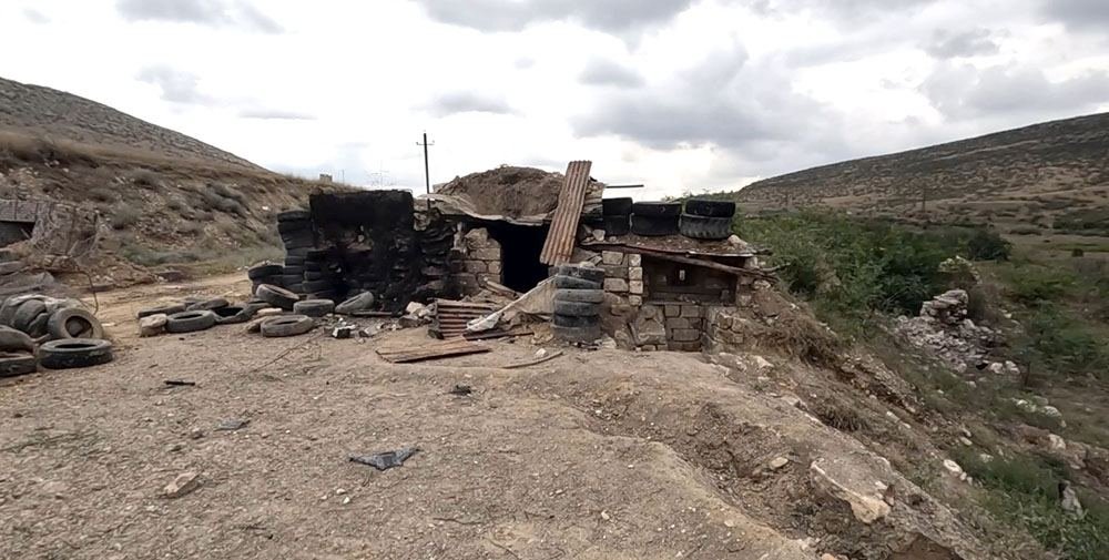 Azerbaijani MoD shares footage of Armenian separatists' abandoning combat position in Tartar