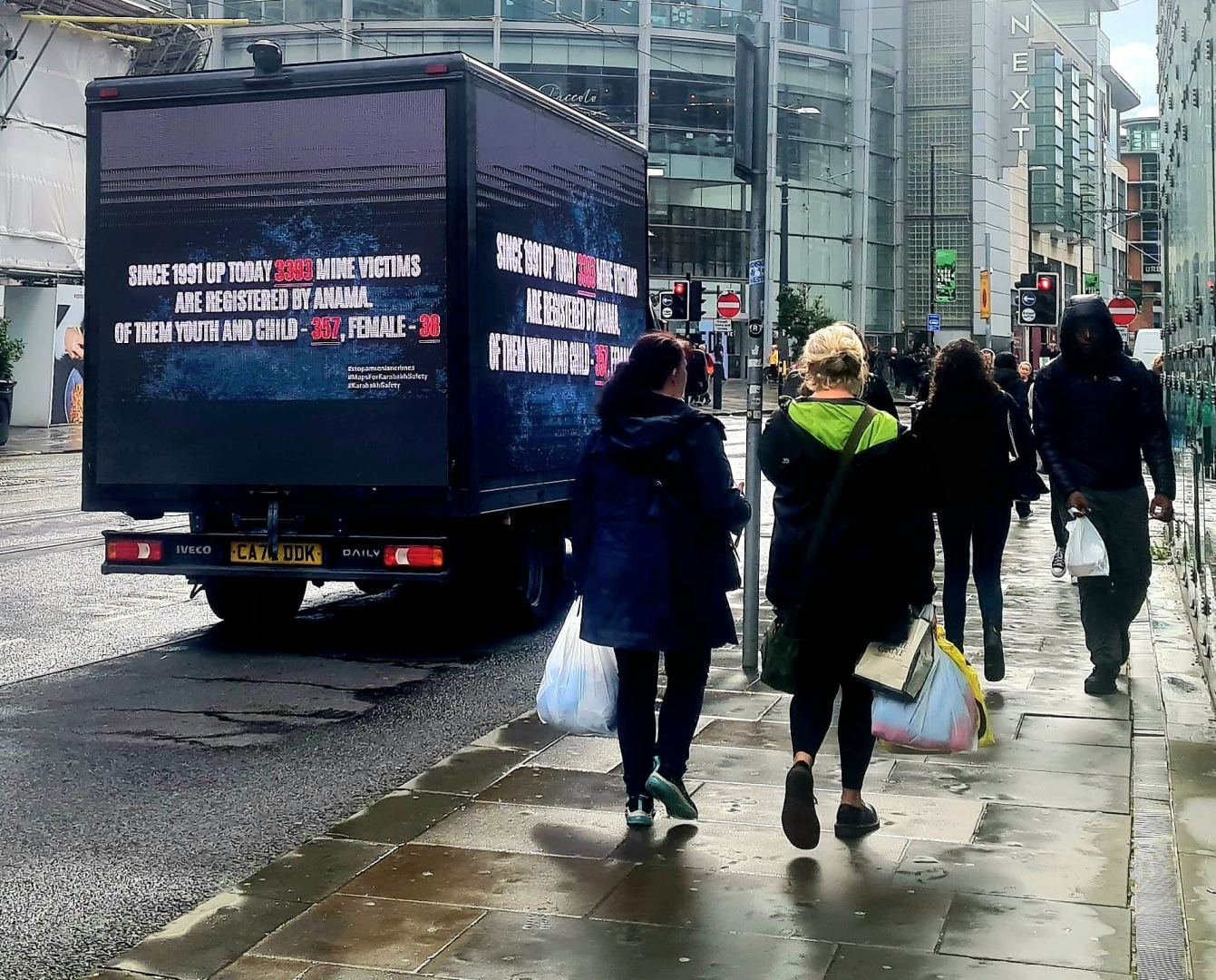 В Лондоне и Манчестере организована акция по информированию об армянском минном терроре