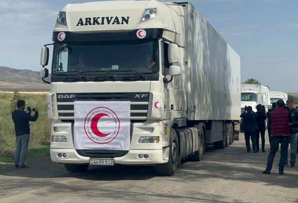 Azerbaijan sends another batch of humanitarian aid to Khankendi from Aghdam
