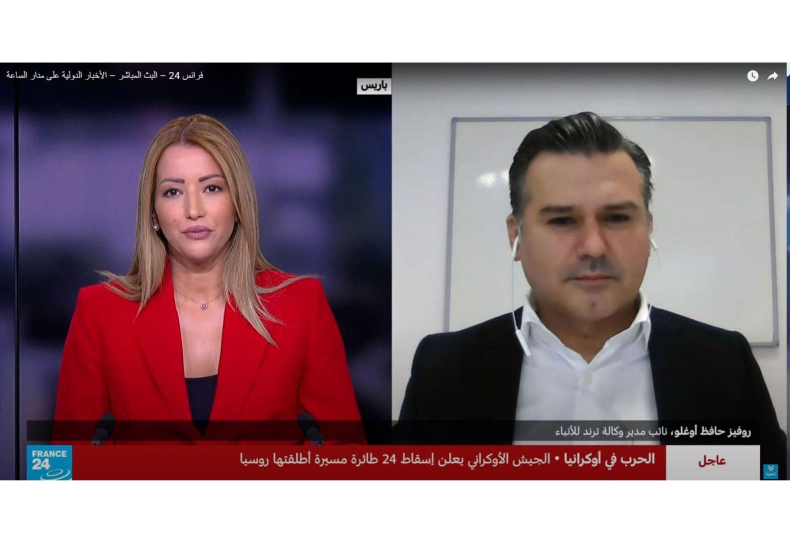 Макрон ведет себя как армянский депутат - Руфиз Хафизоглу в интервью телеканалу France 24