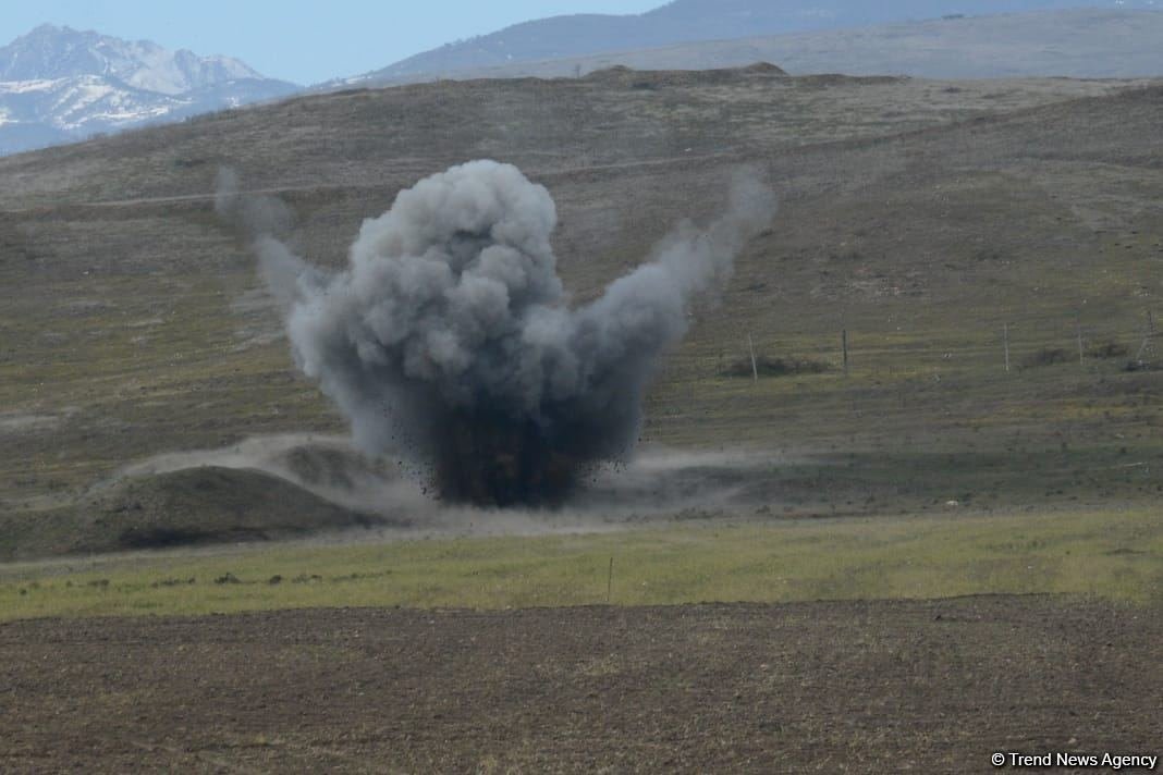 Azerbaijani civilian injured in landmine explosion in Tartar