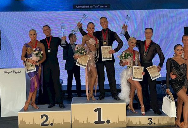 Kyrgyzstanis win gold at international dance tournament in Czech Republic