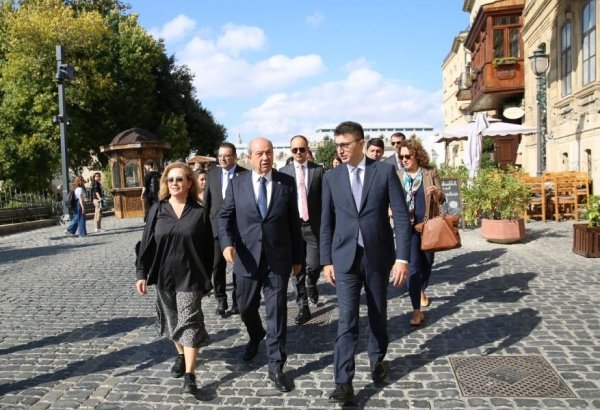 President of Turkish Republic of Northern Cyprus visits Icherisheher