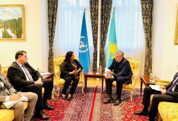 Kazakhstan’s Permanent Representative meets with UNODC Regional Representative in Central Asia