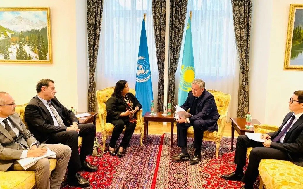 Kazakhstan’s Permanent Representative meets with UNODC Regional Representative in Central Asia