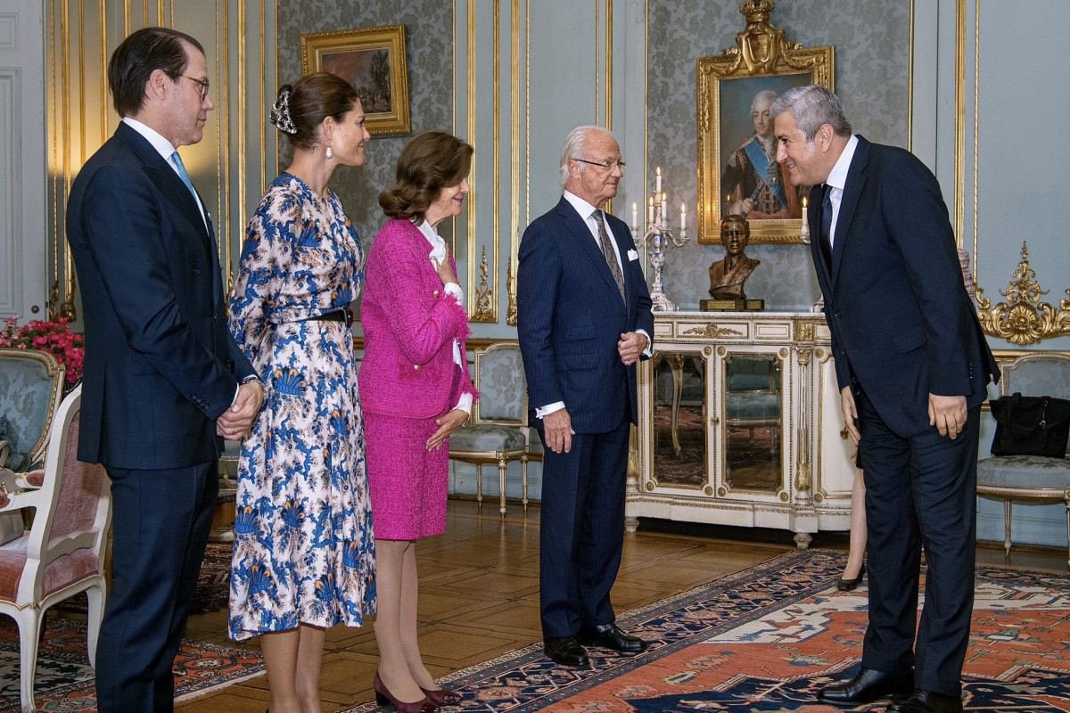 King of Sweden receives ambassador of Azerbaijan