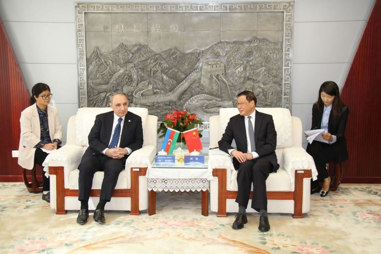 Kamran Əliyev Çinin Baş prokuroru ilə görüşüb