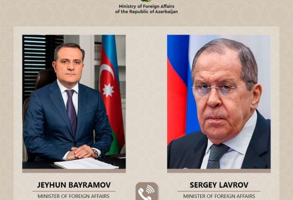 Ceyhun Bayramov Sergey Lavrov ilə telefonla danışıb