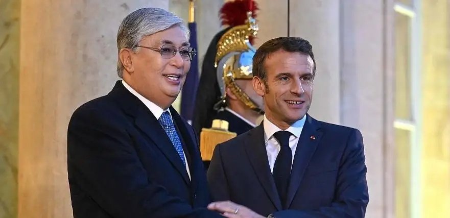 President Tokayev of Kazakhstan refers to France as Kazakhstan's principal EU partner
