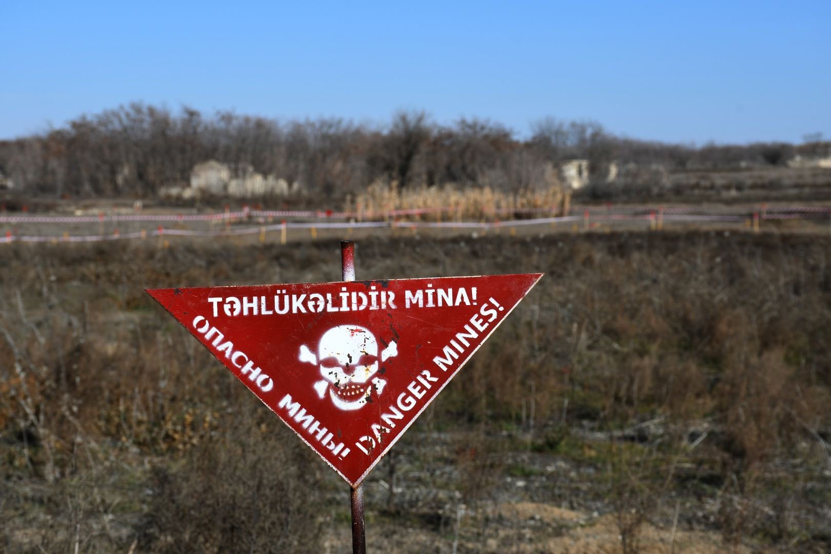 Azerbaijan discloses number of mines detected in liberated territories in October