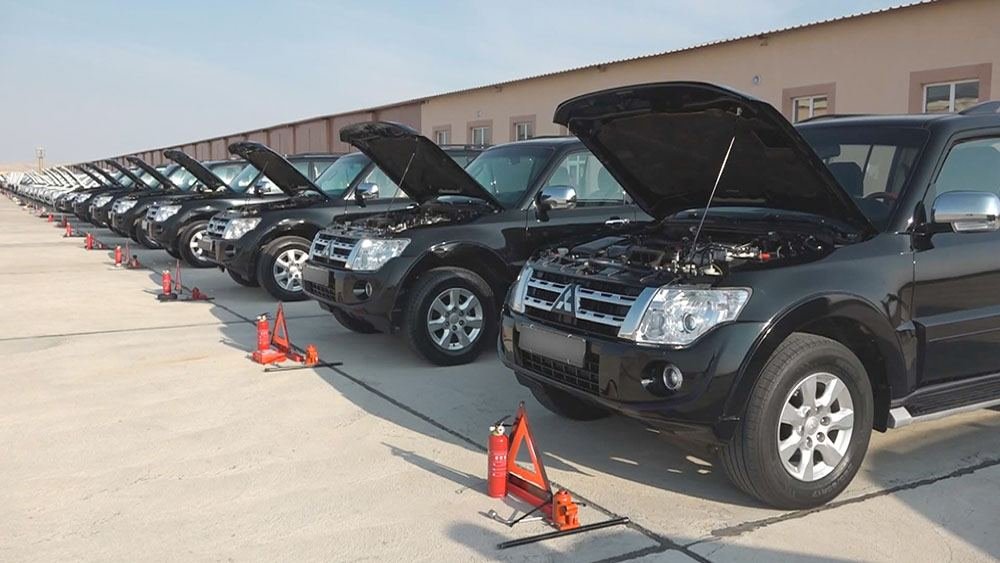 В Азербайджане состоялся смотр-конкурс автомобильной техники, находящейся в эксплуатации в Отдельной общевойсковой армии