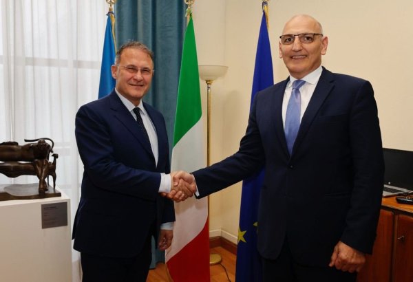 Azerbaijani President's representative discusses bilateral co-op agenda with Italian Deputy FM