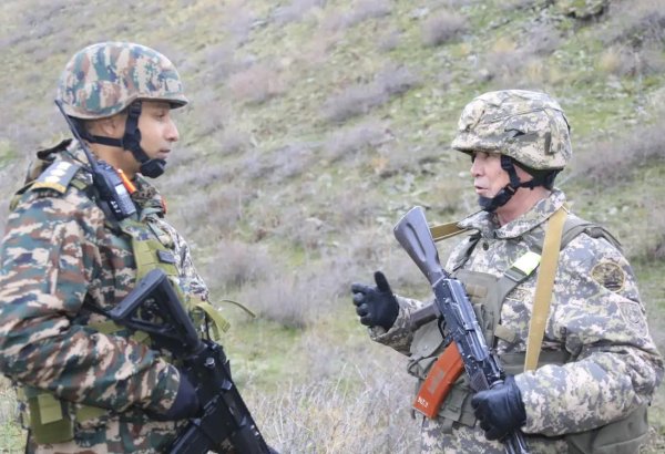 Казахстан и Индия проводят антитеррористическое учение в Жамбылской области