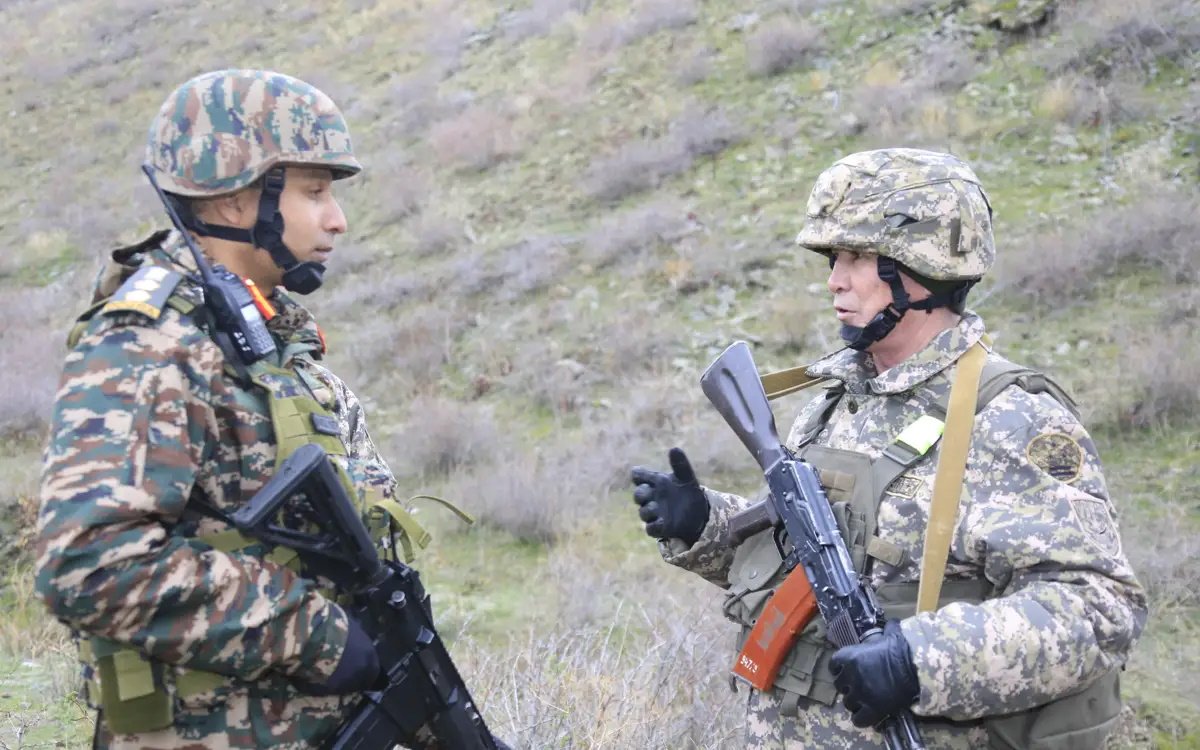Казахстан и Индия проводят антитеррористическое учение в Жамбылской области