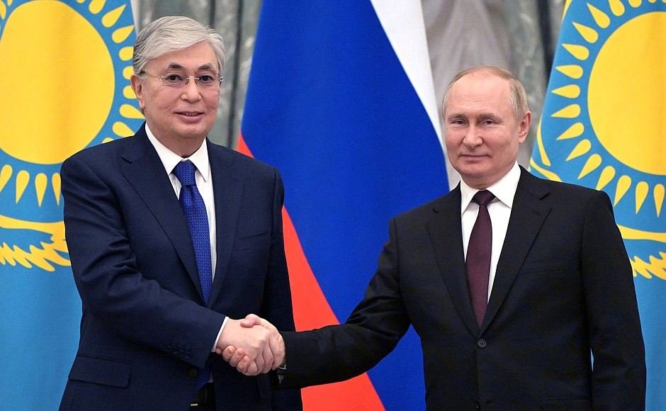 Токаев и Путин подписали совместное заявление и план действий на 2024-2026 годы