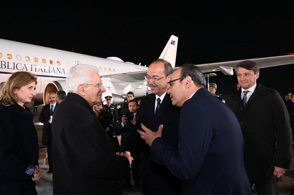 Президент Италии отбыл в Самарканд