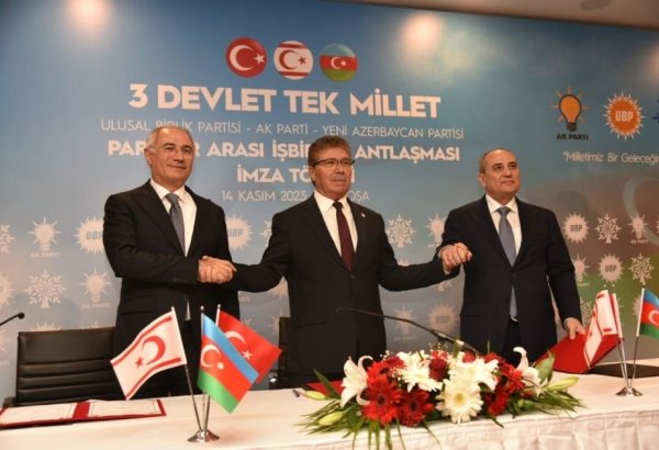 YAP, AK Parti və UBP arasında Anlaşma Memorandumu imzalanıb