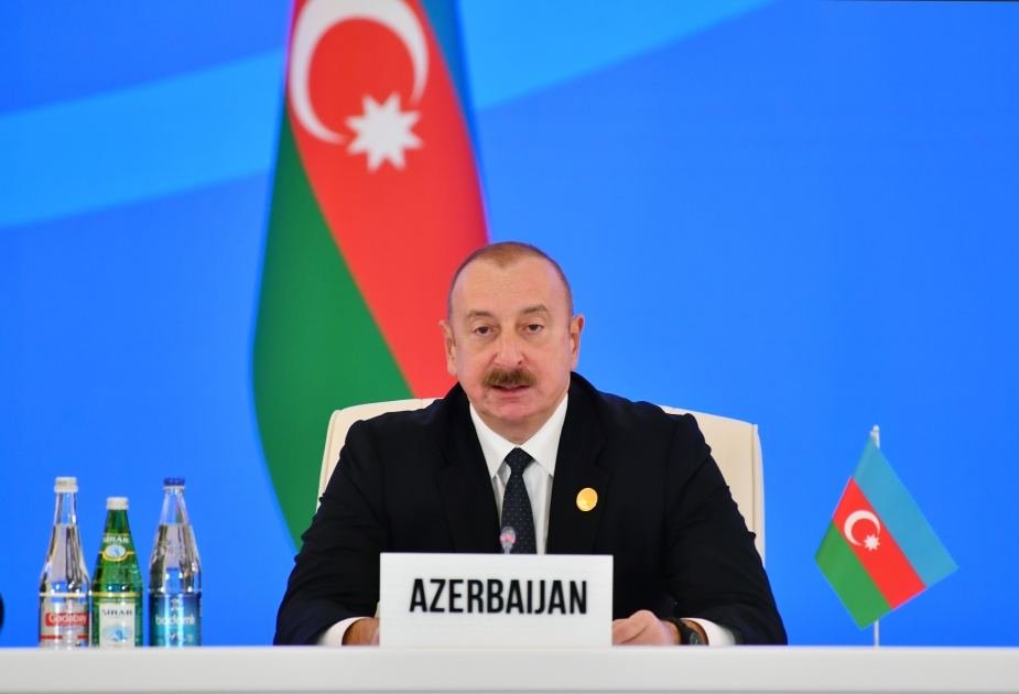 Президент Ильхам Алиев: Творческий центр имени Курмангазы в Физули откроется в следующем году