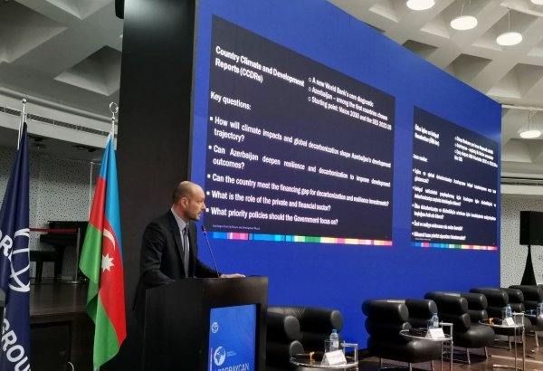 Azerbaijan among first to prepare Country Climate and Development Report - WB