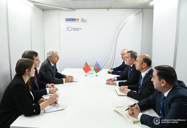 Azerbaijani, Portuguese FMs talk Azerbaijani-Armenian peace process