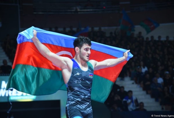 Azerbaijani wrestlers claim five more world medals in Baku